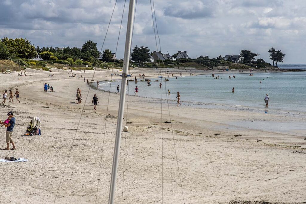 Plage de Lodonnec à Loctudy dans le Finistère Sud