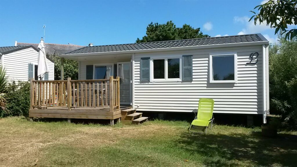 Mobil-home Pacifique en bord de mer dans le Finistère sud