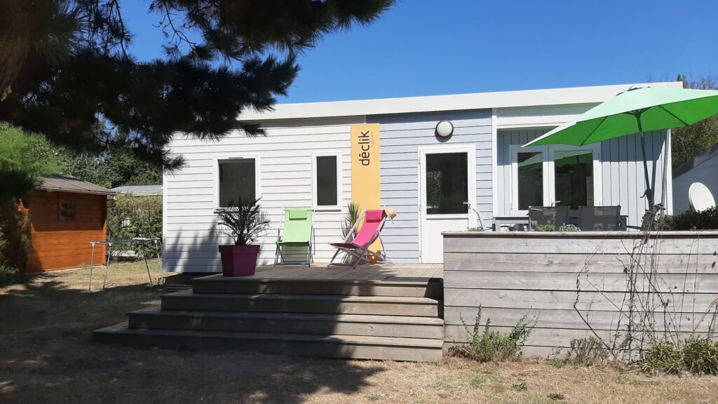 Mobil-home Declik en location en bord de mer en Bretagne pour passer de belles vacances en famille