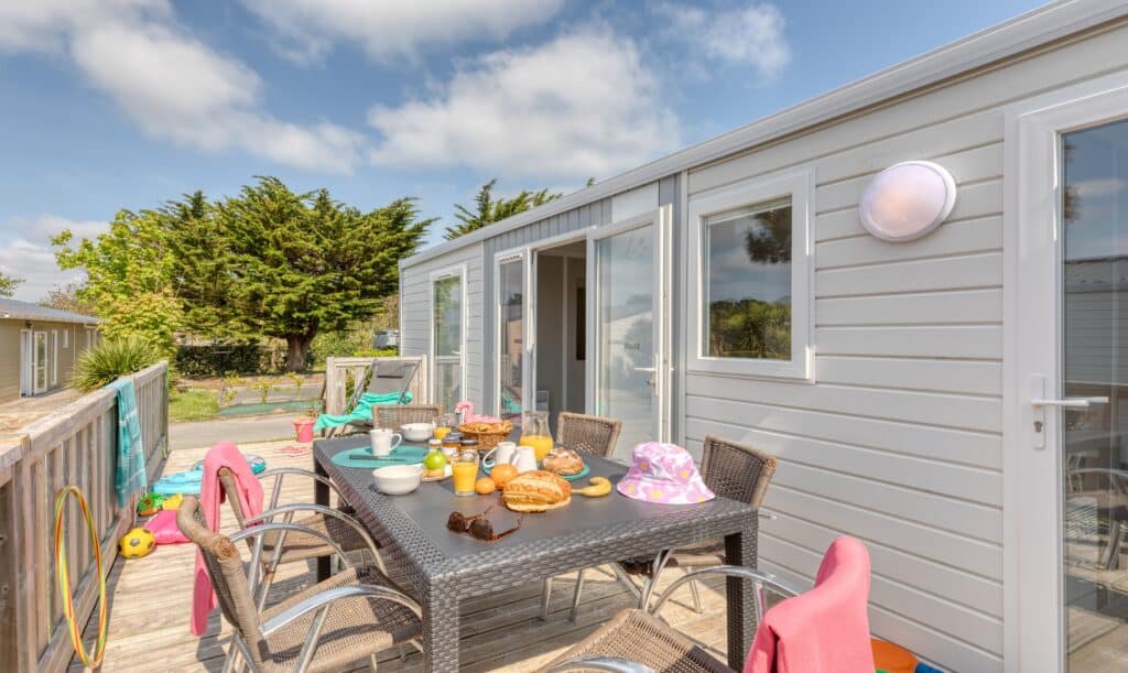 Location du mobil-home Iroise dans le Finistère sud.