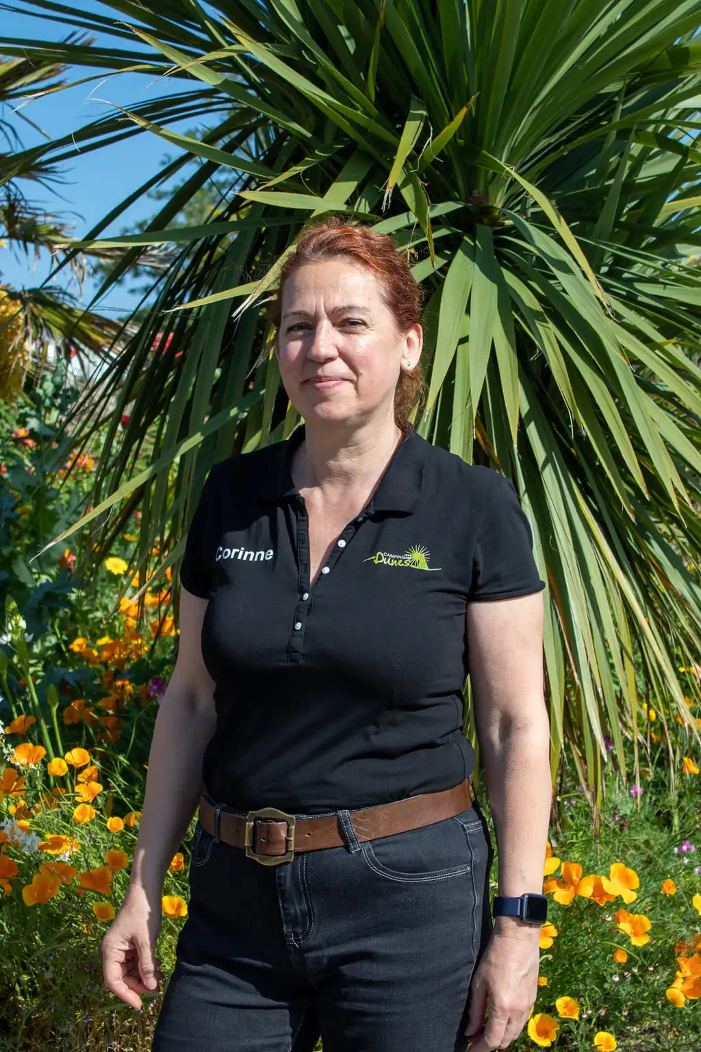 Corinne du Camping des Dunes à Plobannalec-Lesconil
